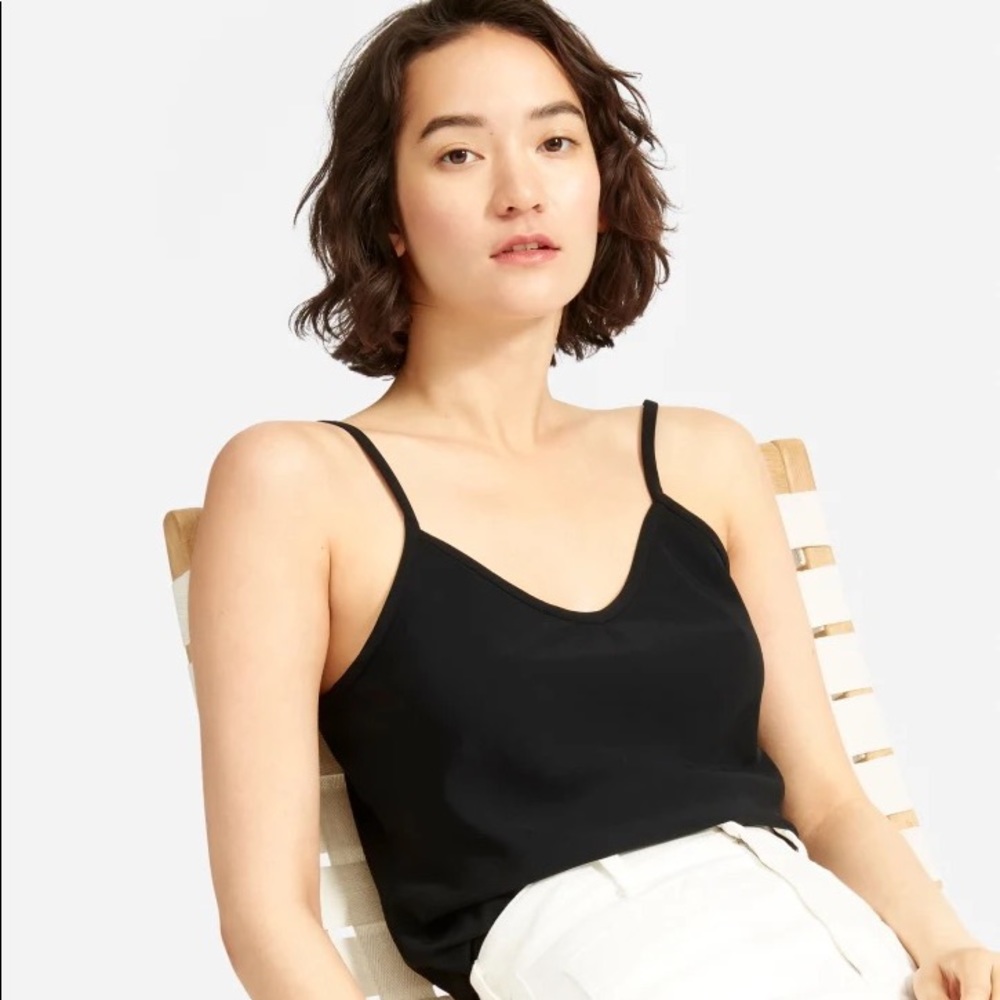 Everlane Japanese GoWeave V-Neck Cami Tank Top